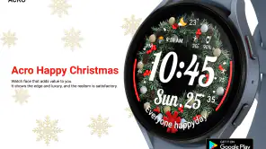 ACRO Happy Christmas Watchface screenshot