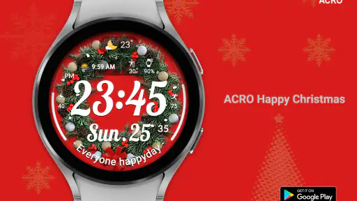 ACRO Happy Christmas Watchface 4