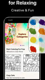 Adult Coloring Book - Bloom 1