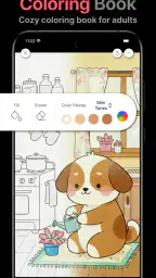 Adult Coloring Book - Bloom 2