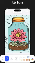 Adult Coloring Book - Bloom 4