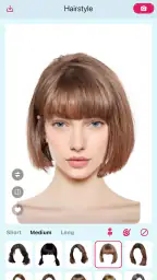 AI Hairstyle Try On・Wigs・Bangs 1