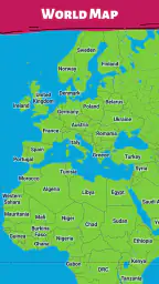 All Countries - World Map 7
