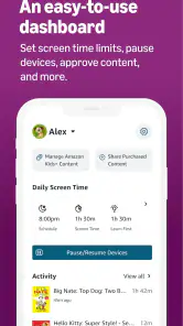 Amazon Kids Parent Dashboard screenshot