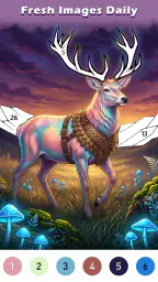 Ancient Color By Number Game 5
