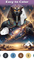 Ancient Color By Number Game 8