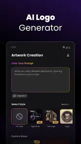 Arvin® - AI Logo Maker screenshot