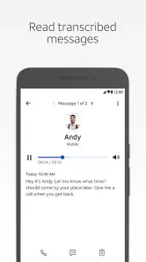 AT&T Visual Voicemail screenshot