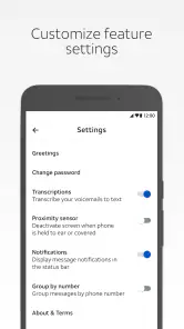 AT&T Visual Voicemail screenshot