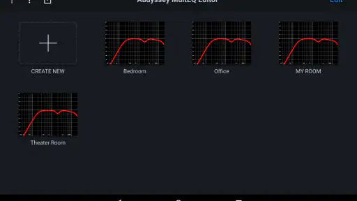 Audyssey MultEQ Editor app 7