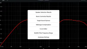 Audyssey MultEQ Editor app screenshot