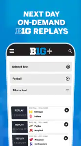 B1G+: Watch College Sports screenshot