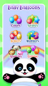 Baby Balloons pop screenshot