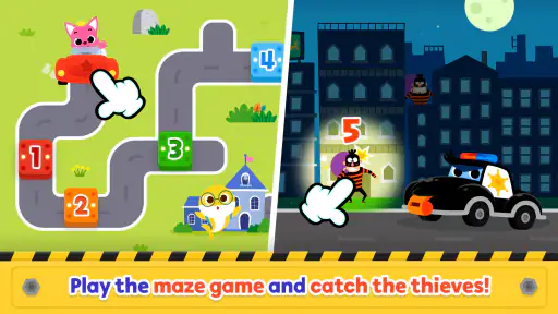 Baby Shark Car Town: Kid Games 3