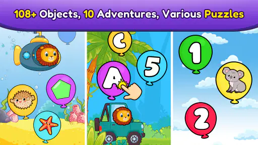 Balloon Pop Kids Learning Game 5