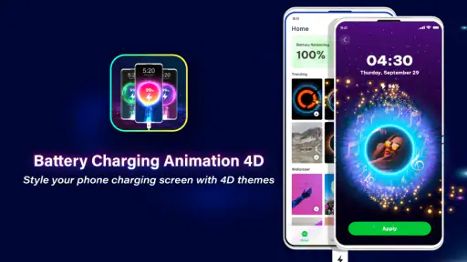 Battery Charging Animation 4D 1