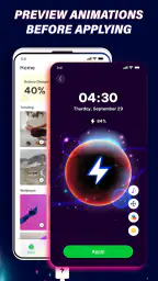 Battery Charging Animation 4D 4