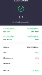 Beaconchain Dashboard 1