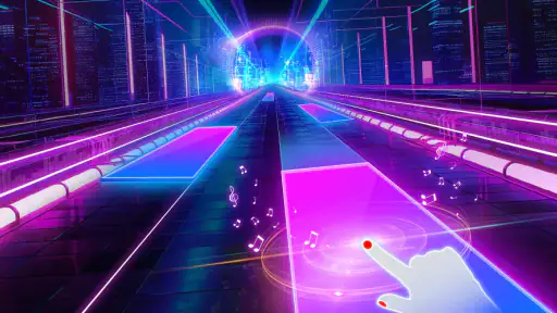 Beat Notes Cyber Music Game 8