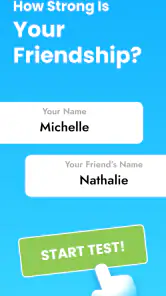 BFF Friendship Test screenshot