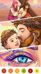 Bible Color Paint By Number 6