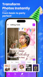 Birthday Photo Frame & Editor 3