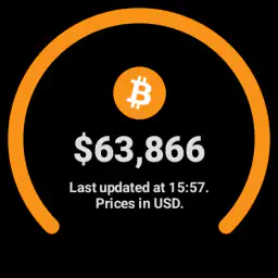 Bitcoin Price for Wear OS 4