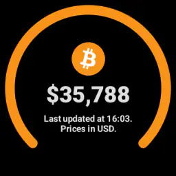 Bitcoin Price for Wear OS 5