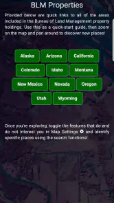 BLM Public Lands Map Guide USA screenshot