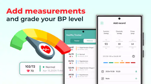 Blood Pressure Log: BP Monitor 2