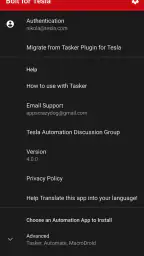 Bolt for Tesla - Tasker Plugin 1