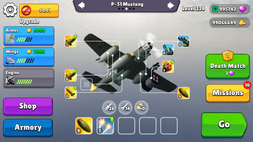 Bomber Ace: WW2 war plane game 3