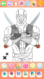 Boys Ninja Coloring & Memory 5