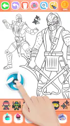Boys Ninja Coloring & Memory 6