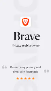 Brave Private Web Browser, VPN screenshot