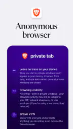 Brave Private Web Browser, VPN 3