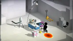 Bridge Constructor Portal screenshot