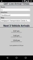 Bridgeport GBT Bus Tracker 1
