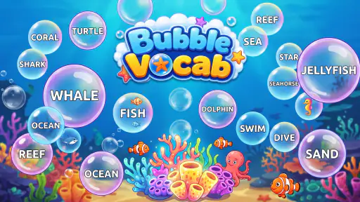 Bubble Vocab: Bubble Word Jam 7