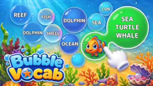 Bubble Vocab: Bubble Word Jam 8