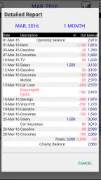 Budget Calendar 4