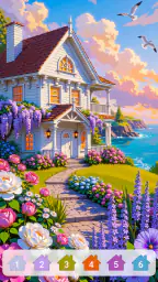 Cabin & House Paint by Numbers 2