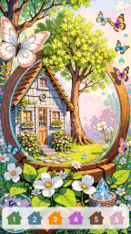 Cabin & House Paint by Numbers 4