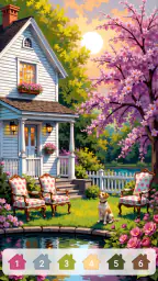 Cabin & House Paint by Numbers 6