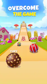 Candy Ball Run - Rolling Games screenshot