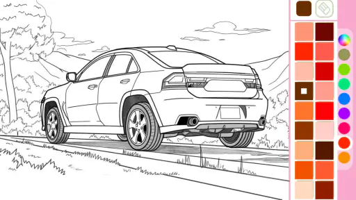 Car coloring games - Color car 6