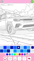 Car coloring games - Color car 8