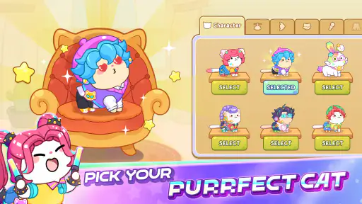 Cat Dash: Cute Cat Music Game 1