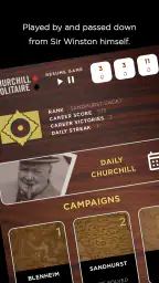 Churchill Solitaire Card Game 2