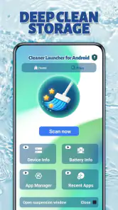 Cleaner Launcher for Android screenshot